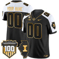 NCAA 100th Memorial Stadium Patch Gold Vapor Limited Jersey - Custom