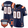 NCAA 100th Memorial Stadium Patch Vapor Limited Jersey - Custom