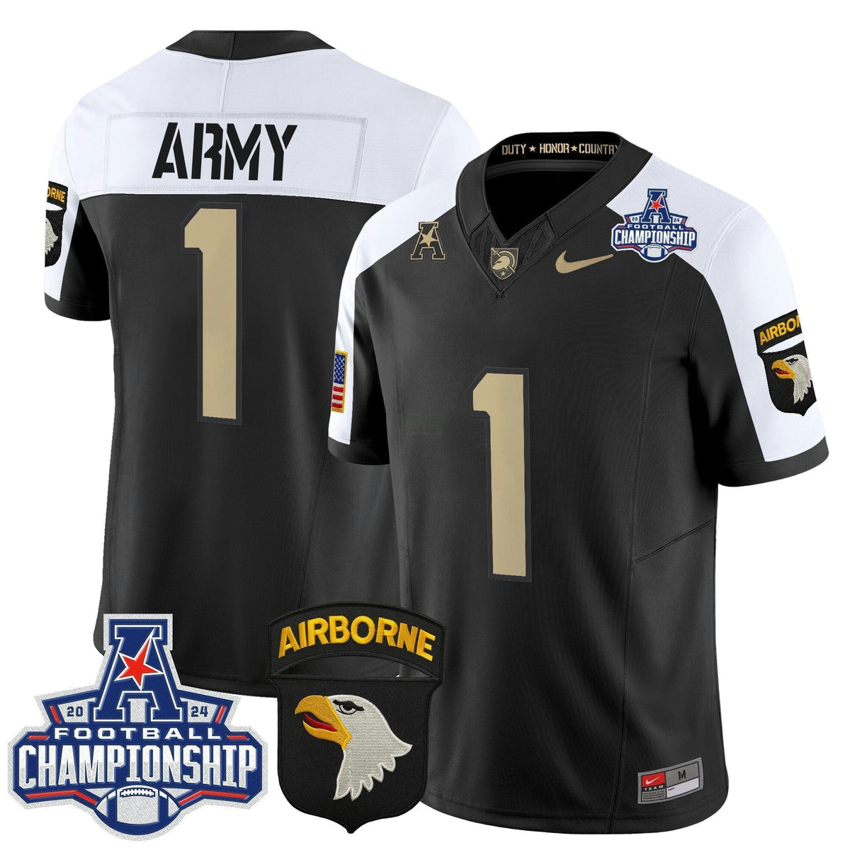 NCAA 2024 American Athletic Conference Championship Patch Vapor Limited Jersey V2