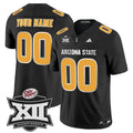 NCAA Arizona State Sun Devils 2024 Big 12 Championship Patch Vapor Limited Jersey V2 - Custom