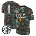 NCAA Tennessee Volunteers 2024 Military Vapor Limited Jersey