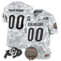 NCAA Colorado Buffaloes 2024 Salute to Service Establishment Year Patch Vapor Limited Jersey - Custom