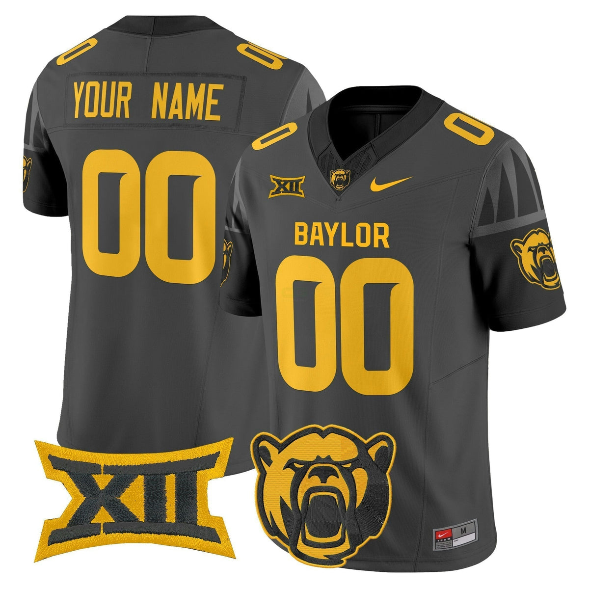 NCAA Baylor Bears 2024 Vapor Limited Jersey - Custom