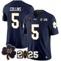 NCAA Notre Dame Fighting Irish 2025 College Football Playoff Final Patch Vapor Limited Jersey