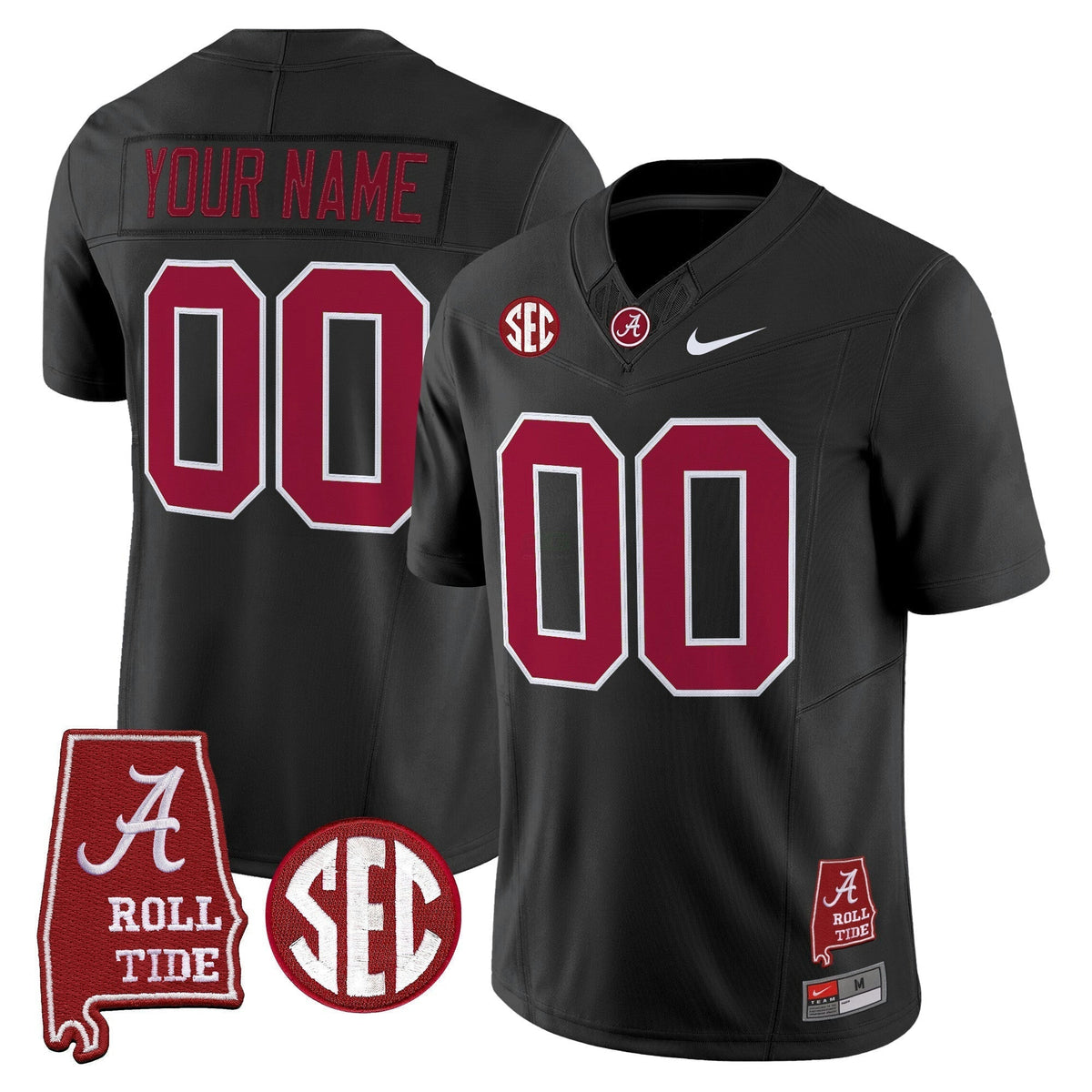 NCAA 2025 Vapor Limited Jersey - Alabama Map - Custom