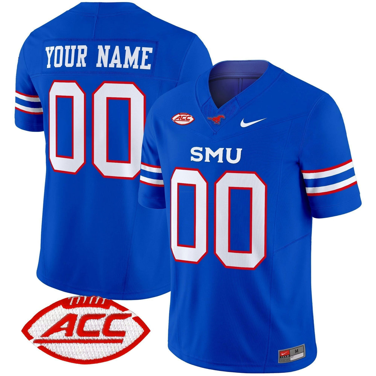 NCAA SMU Mustangs 2025 Vapor Limited Jersey - Custom