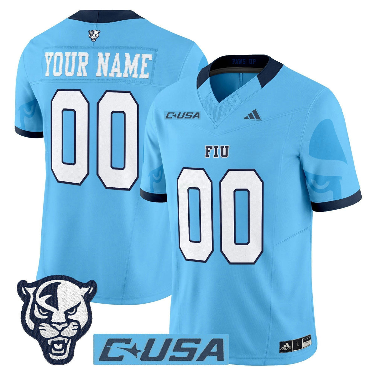 NCAA Florida International Panthers 2025 Vapor Limited Jersey - Custom