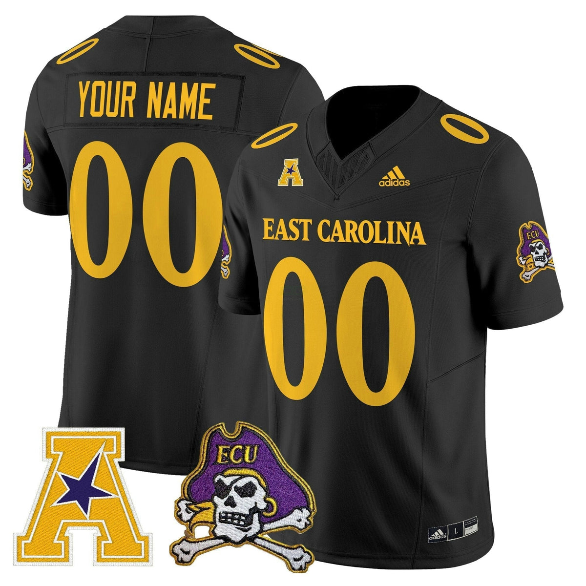 NCAA East Carolina Pirates 2025 Vapor Limited Jersey - Custom