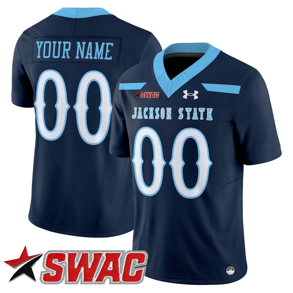 NCAA Jackson State Tigers 2025 Vapor Limited Jersey V2 - Custom
