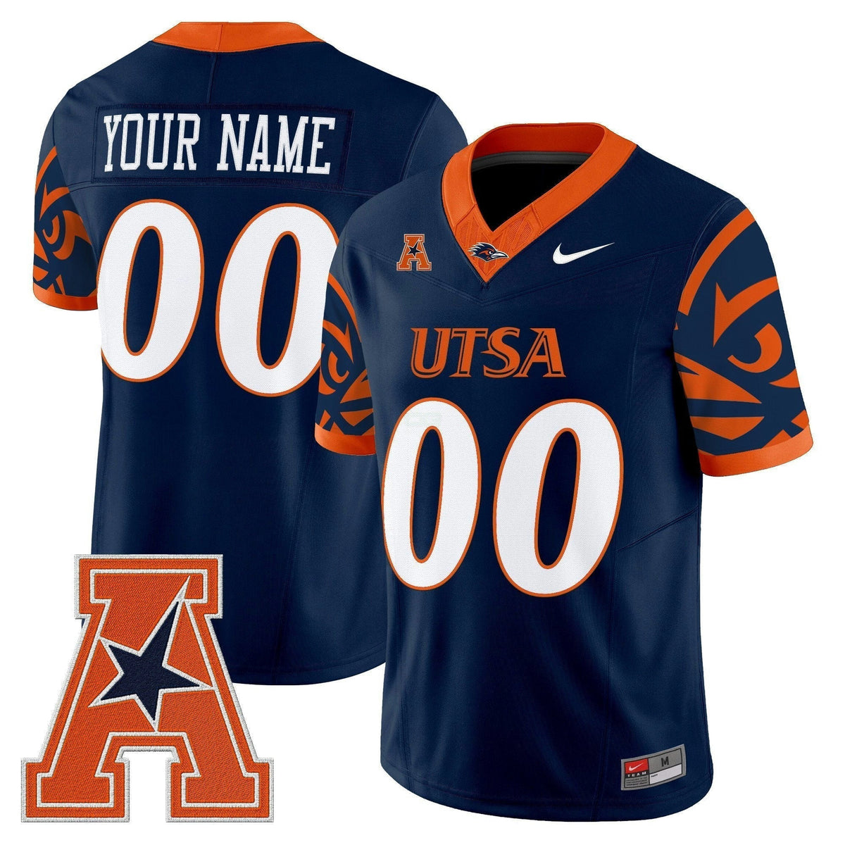 NCAA UTSA Roadrunners 2025 Vapor Limited Jersey V2 - Custom