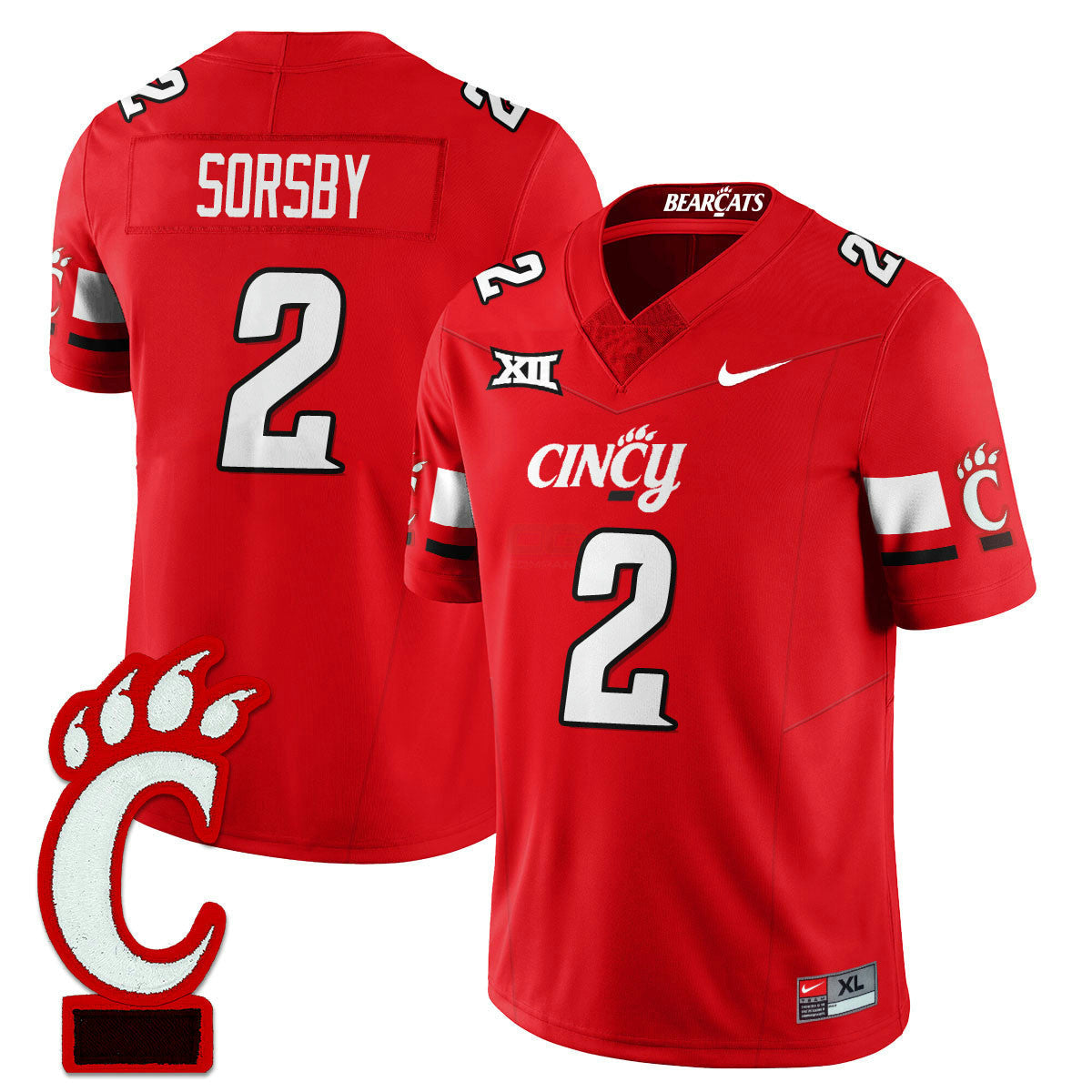 Jersey NCAA Cin BCATS Football 2025 Uniform