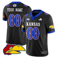 NCAA Kansas Jayhawks Custom Football 2025 Limited Jersey