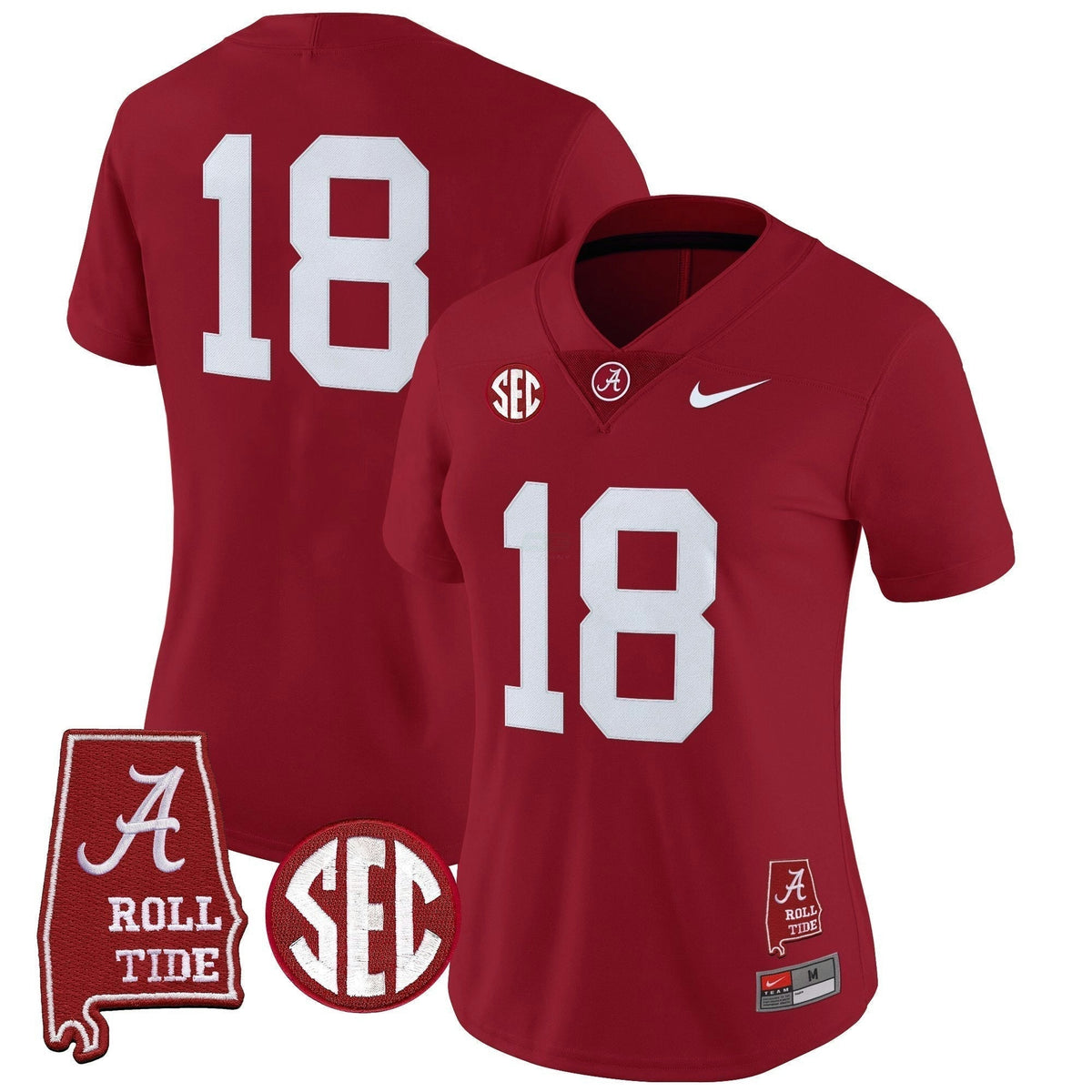 NCAA Women's 2025 Vapor Limited Jersey - Alabama Map