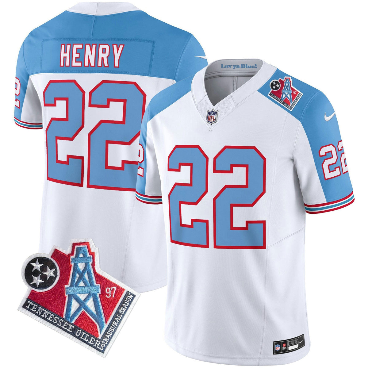 NFL 1997 Throwback White Alternate Limited Vapor Jersey