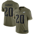 Jersey NFL Philadelphia Eagles 2022 Salute To Service Retired Player Limited – Olive