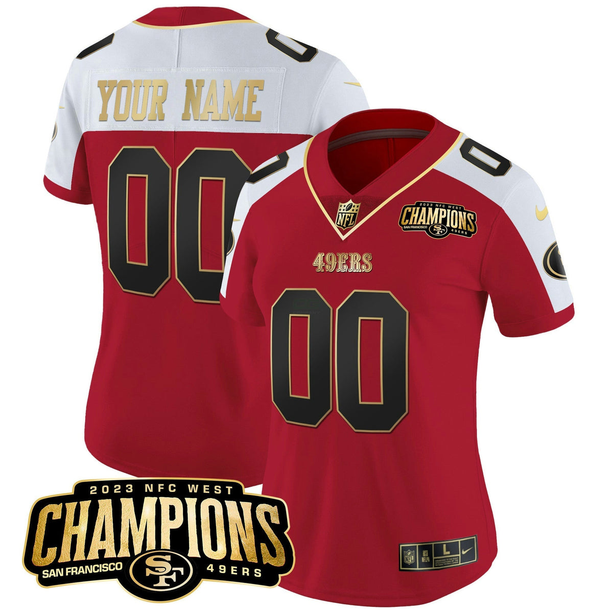 NFL 2023 NFC West Champions Patch Vapor Jersey V2