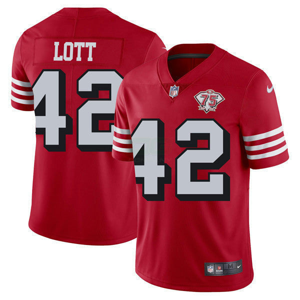 Jersey NFL 75th Anniversary Throwback Escarlate