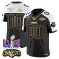 NFL AFC West Champions & Super Bowl LVIII Patch Vapor Jersey V2