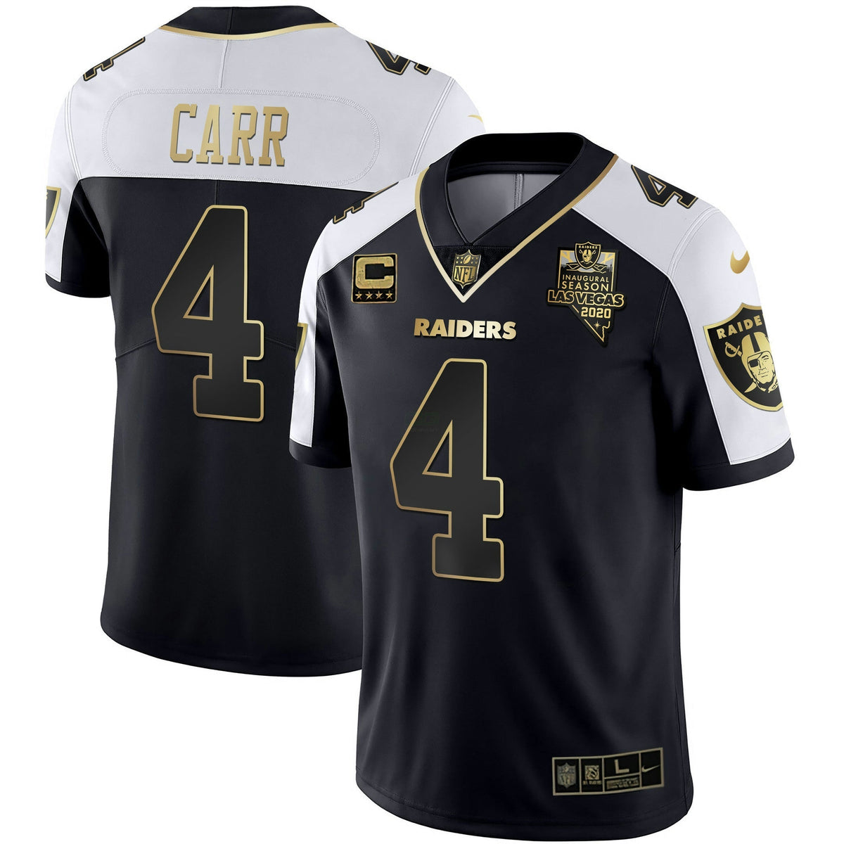 Jersey NFL Alternate Vapor Black Gold Limited