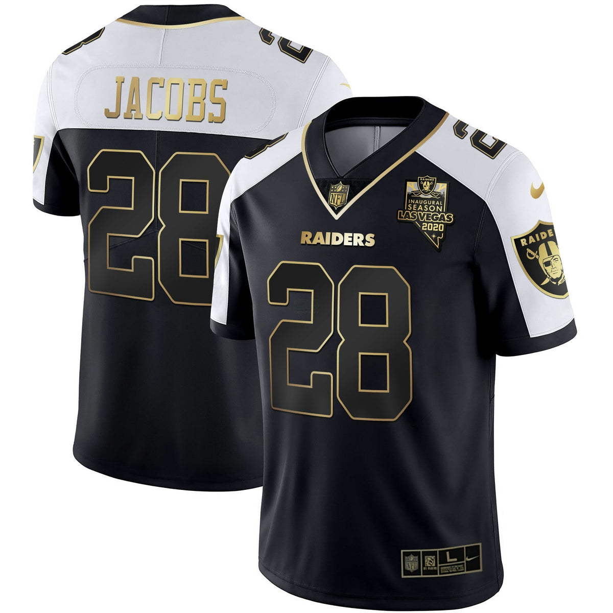 Jersey NFL Alternate Vapor Black Gold Limited