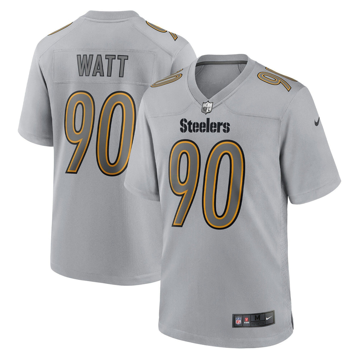 Jersey NFL Pittsburgh Steelers Atmosphere Fashion Game – Gray