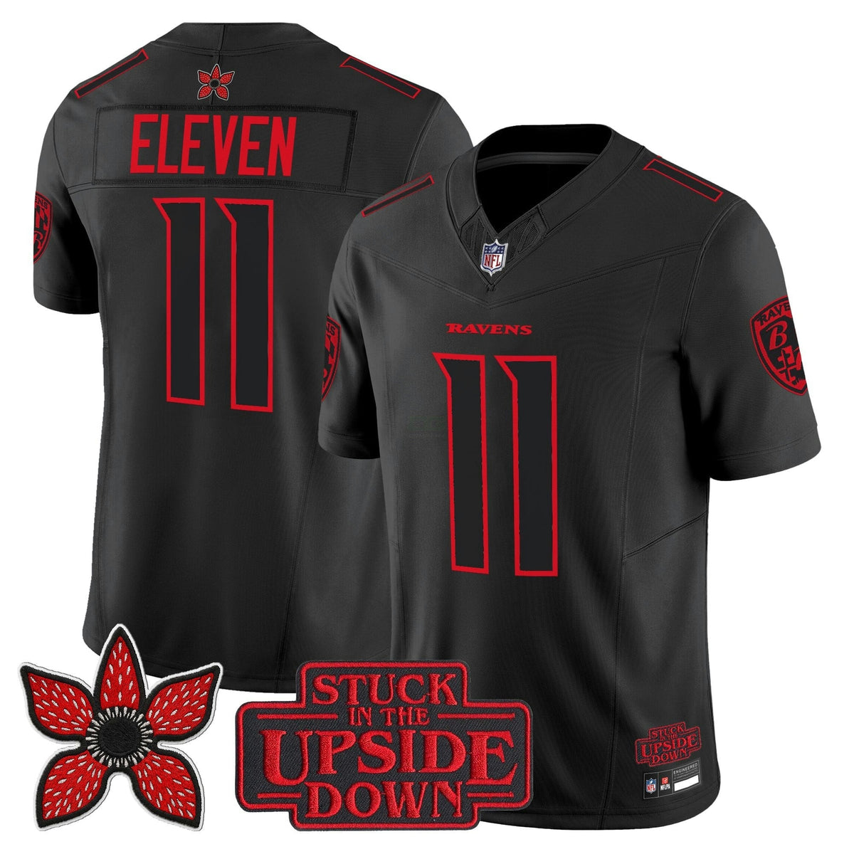 NFL Baltimore ‘Stranger Things Edition’ Vapor Limited Jersey