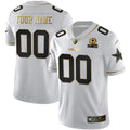 Jersey NFL White Gold Custom Name and Number
