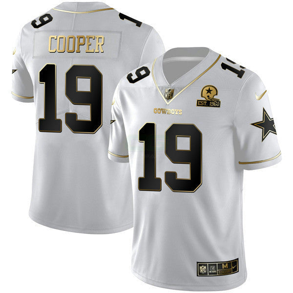 Jersey NFL White Gold Est 1960 Patch
