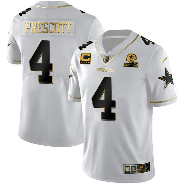 Jersey NFL White Gold Est 1960 Patch