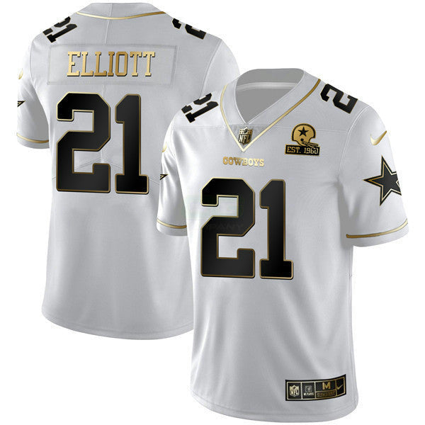 Jersey NFL White Gold Est 1960 Patch
