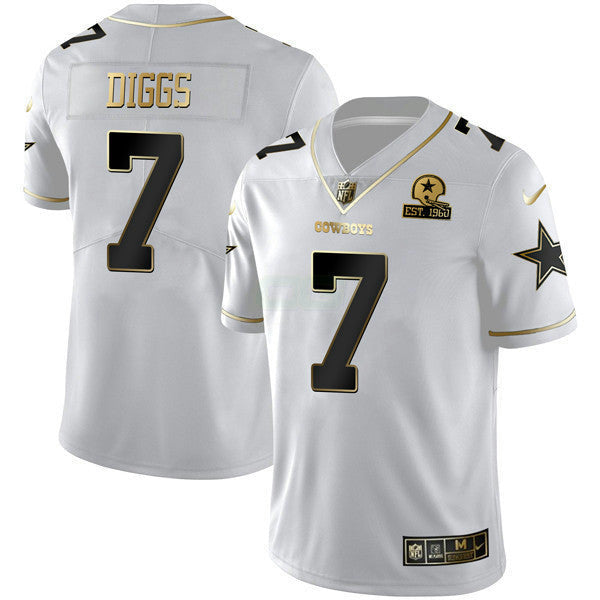 Jersey NFL White Gold Est 1960 Patch