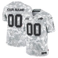 NFL Buffalo 2024 Salute to Service Vapor Limited Jersey – Arctic Camo - Custom