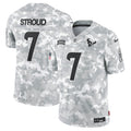NFL C.J. Stroud Houston 2024 Salute to Service Vapor Limited Jersey – Arctic Camo - Arctic Camo