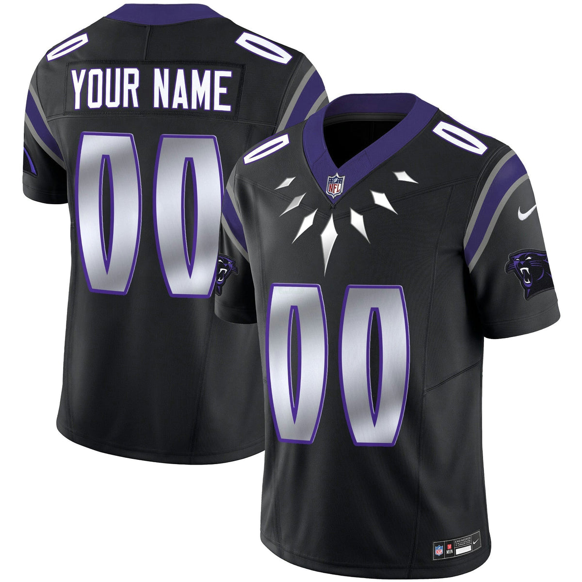 NFL Carolina Wakanda Vapor Limited Jersey