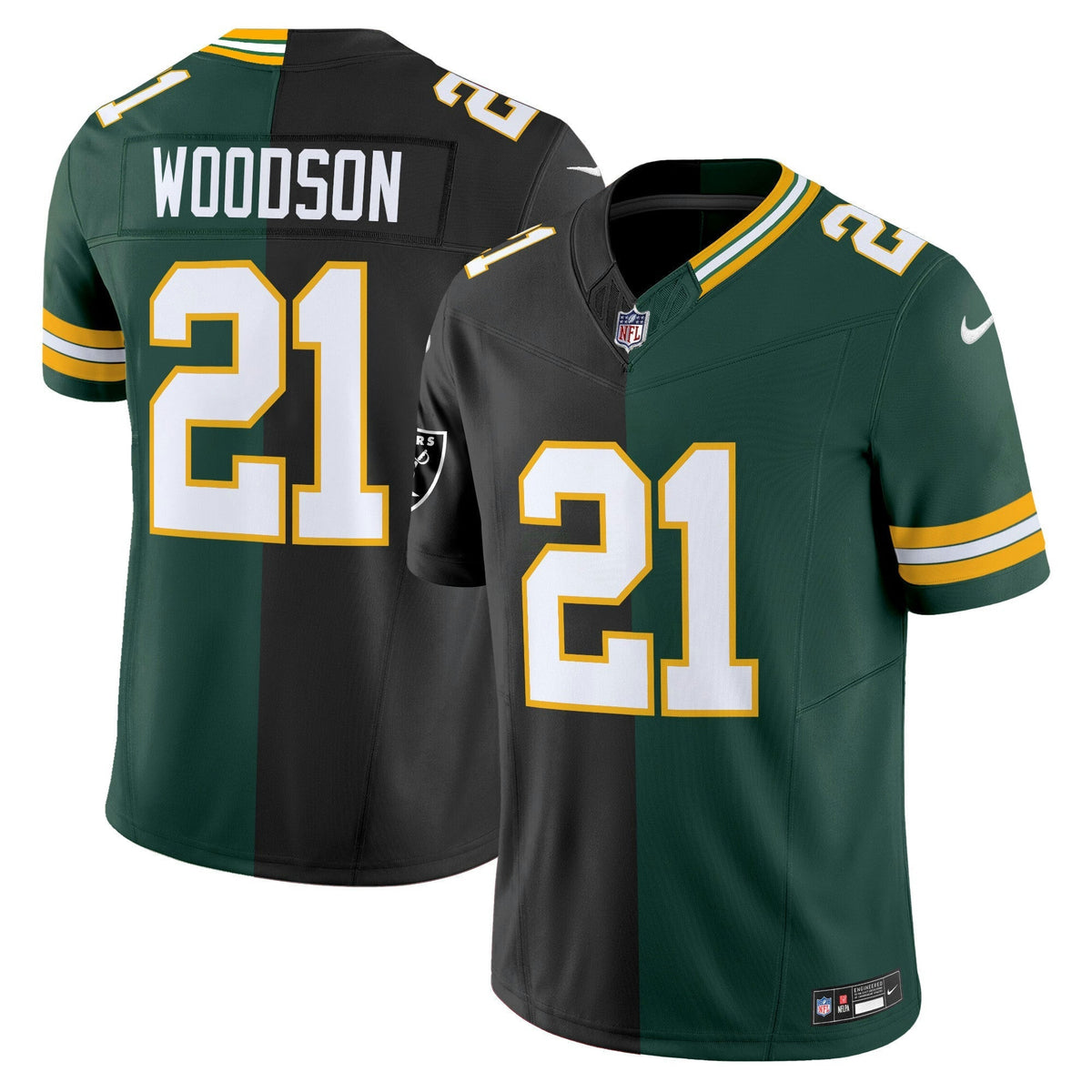 NFL Charles Woodson Split Vapor Limited Jersey - #21 Raiders