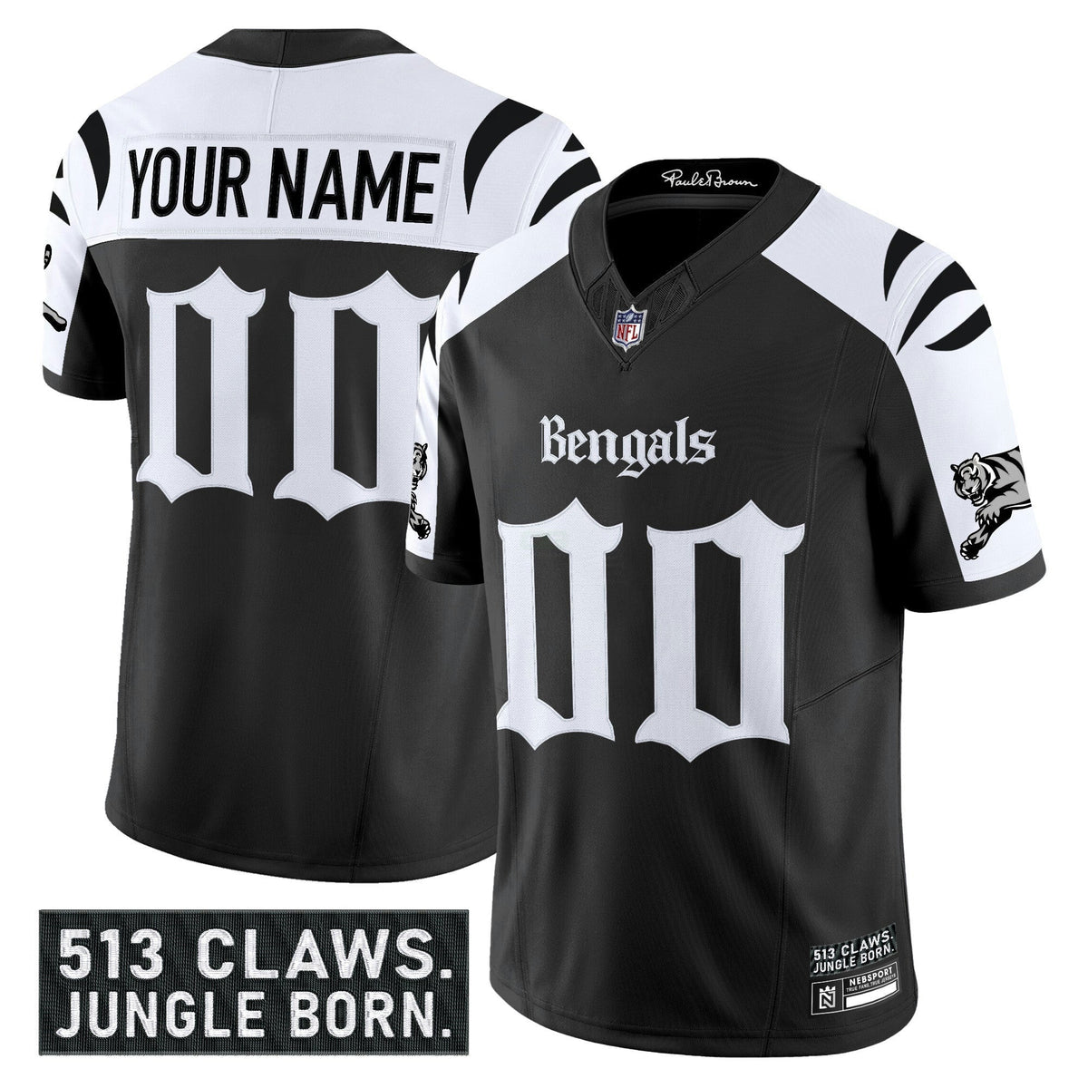 NFL Cincinnati ‘Gothic Jungle Shadows Edition’ Vapor Limited Jersey