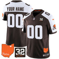 NFL Cleveland 2025 Jim Brown Memorial & Home Patch Vapor Limited Jersey