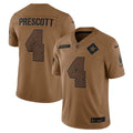 NFL Dallas 2023 Salute To Service Limited Jersey – Marrom