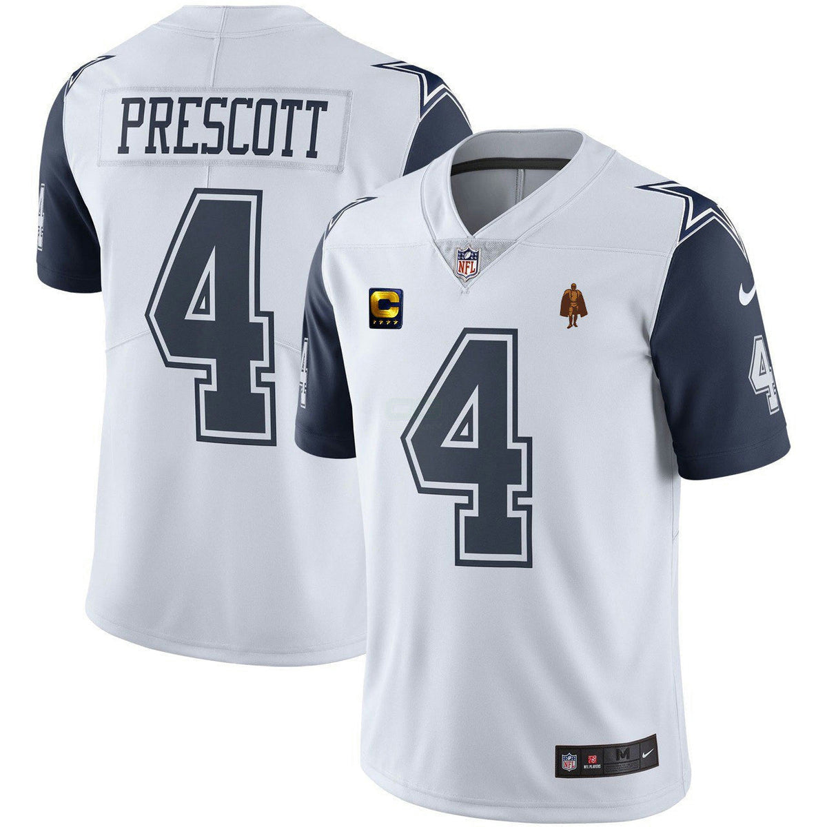 NFL Dallas Dak Prescott Walter Payton Patch Jersey