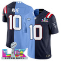 NFL Drake Maye Split Vapor Limited Jersey - Drake Maye