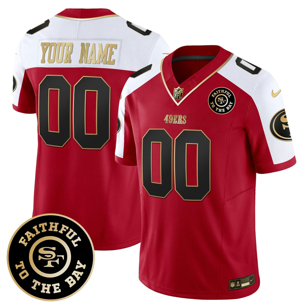 NFL Faithful To The Bay Patch Vapor Limited Jersey V6
