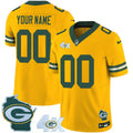 NFL Green Bay 4x Champs & Home Patch Vapor Jersey