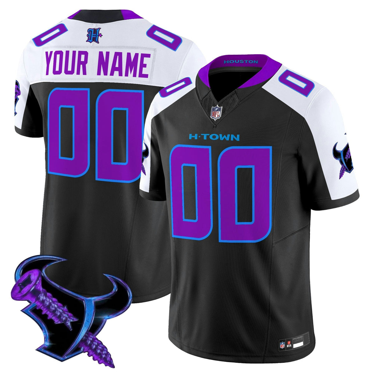 NFL Houston 2025 DJ Screw Vapor Limited Jersey