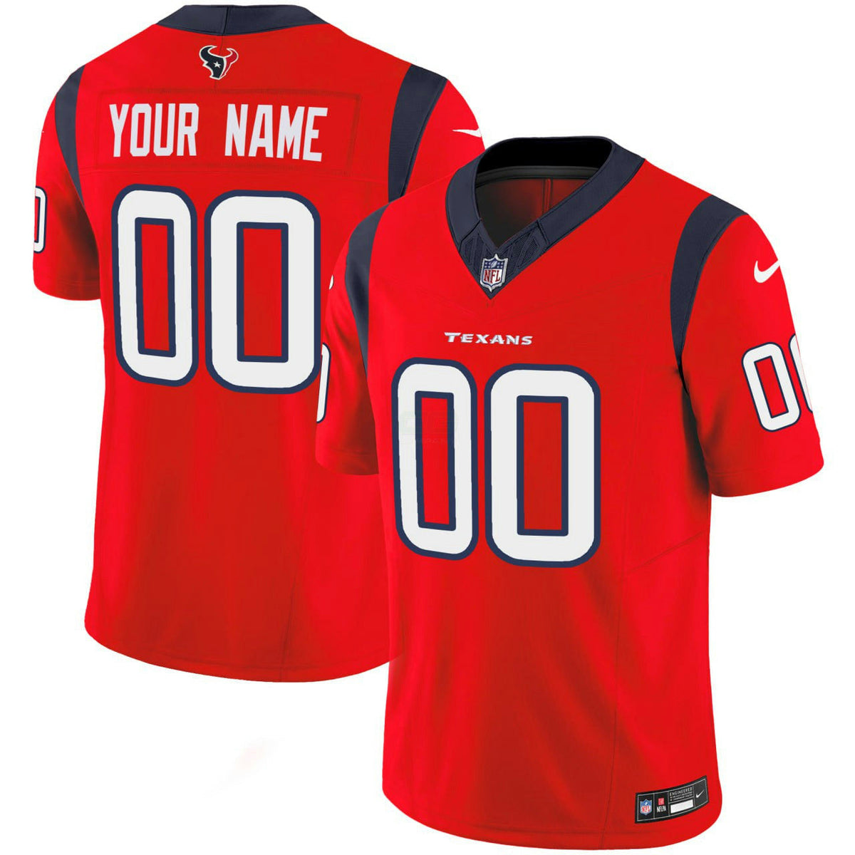 NFL Houston Candy Red Jersey - Candy Red