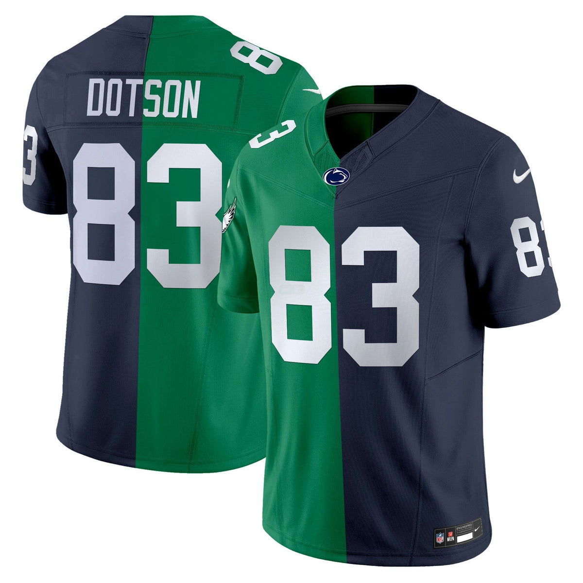 NFL Jahan Dotson Split Philadelphia & College Football Vapor Limited Jersey - Jahan Dotson