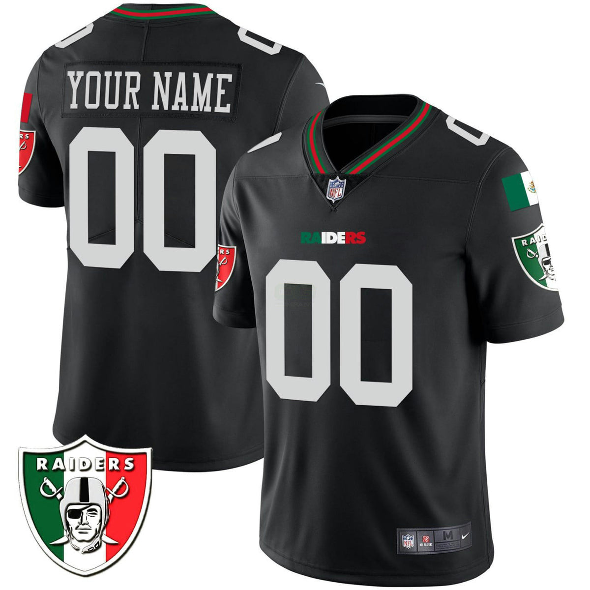 NFL Las Vegas Mexico Jersey - Black