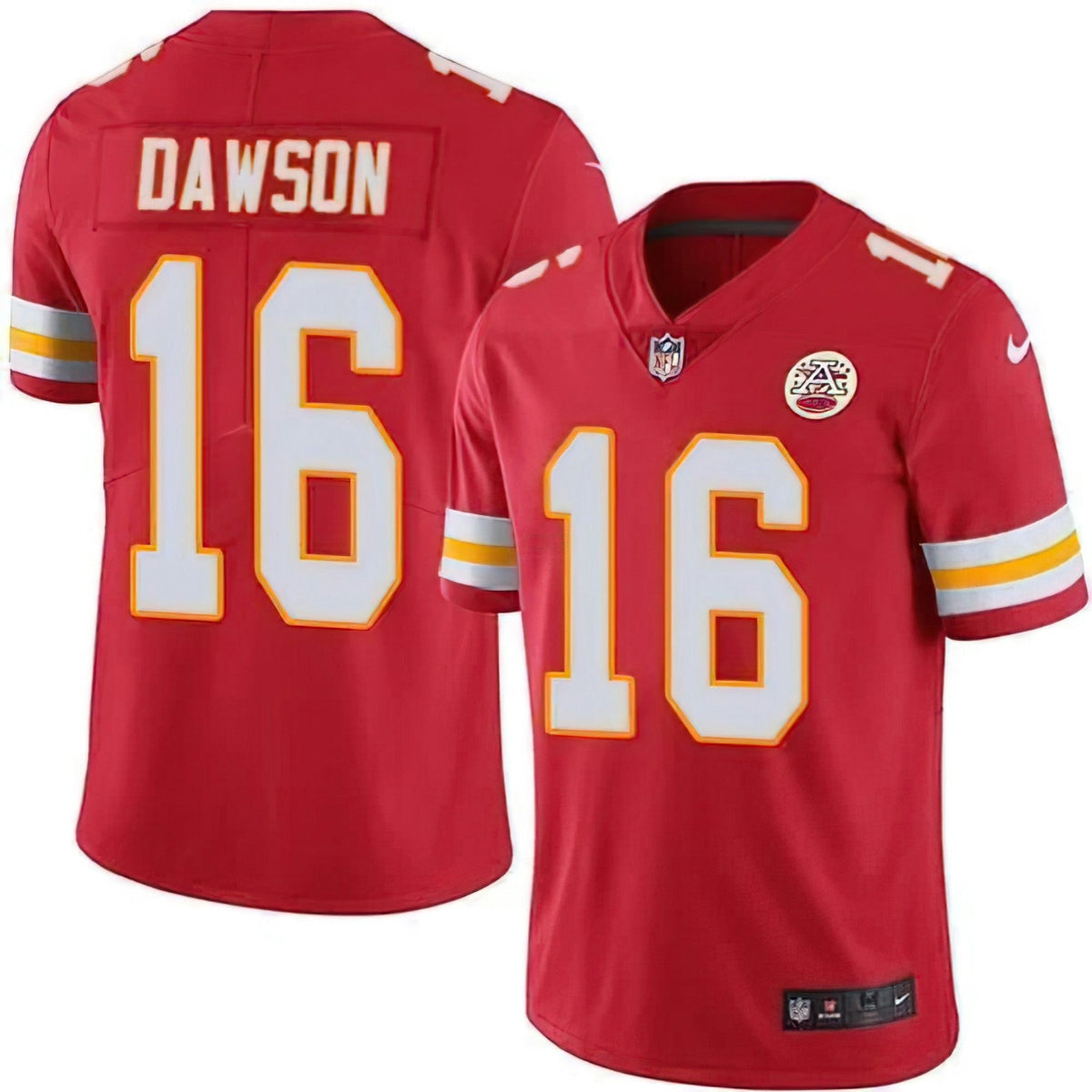 Jersey NFL Len Dawson Red Game Retired Player