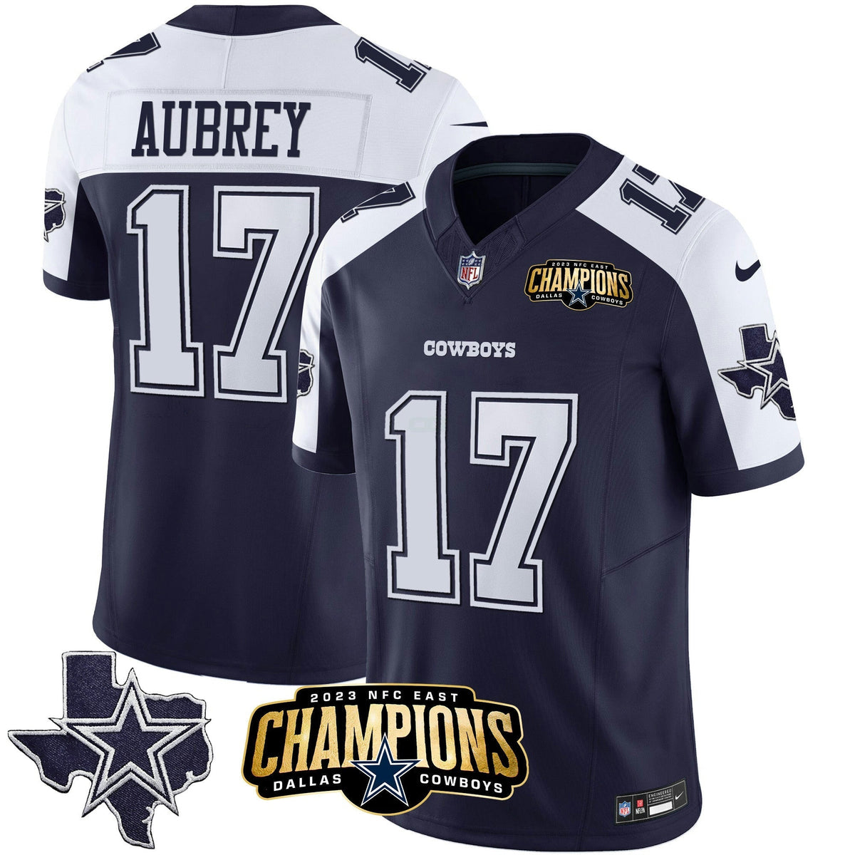 NFL Men’s 2023 NFC East Champions Patch Vapor Jersey
