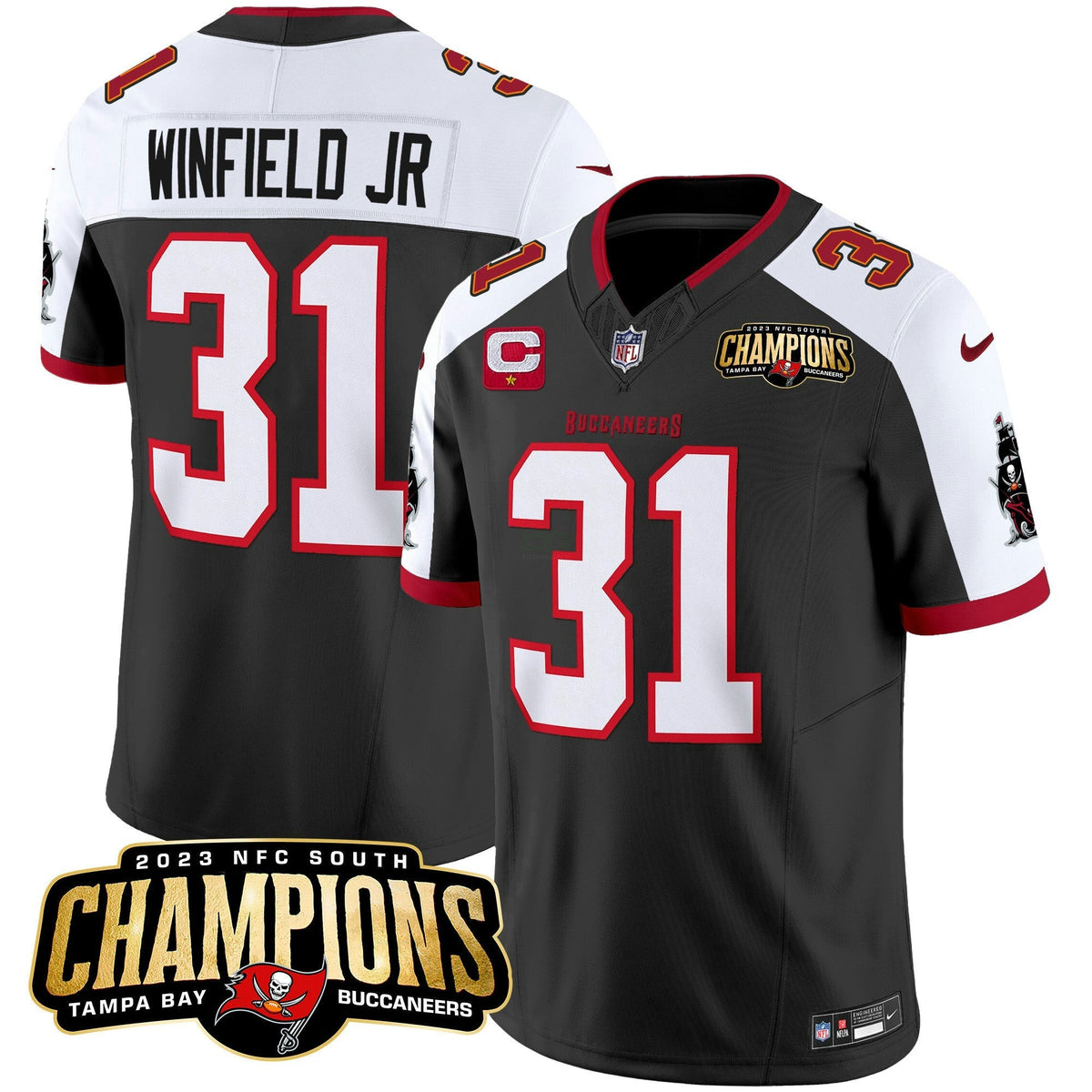 NFL Men’s 2023 NFC South Champions Patch Vapor Jersey