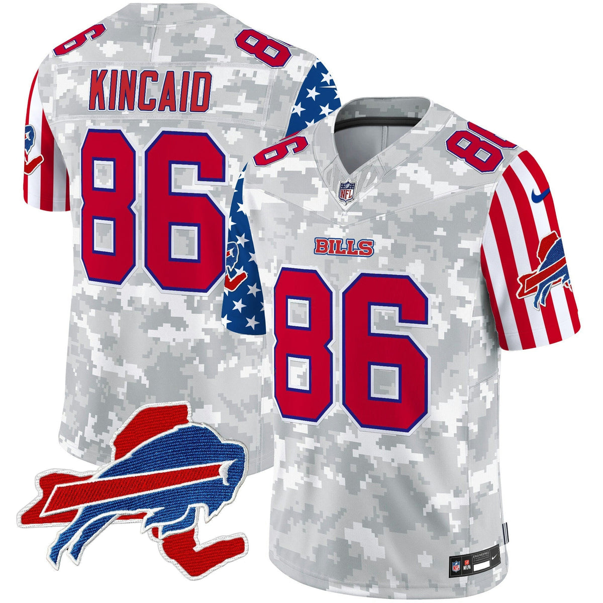 NFL Buffalo Bills Men’s 2025 Independence Day Vapor Premier Limited Jersey
